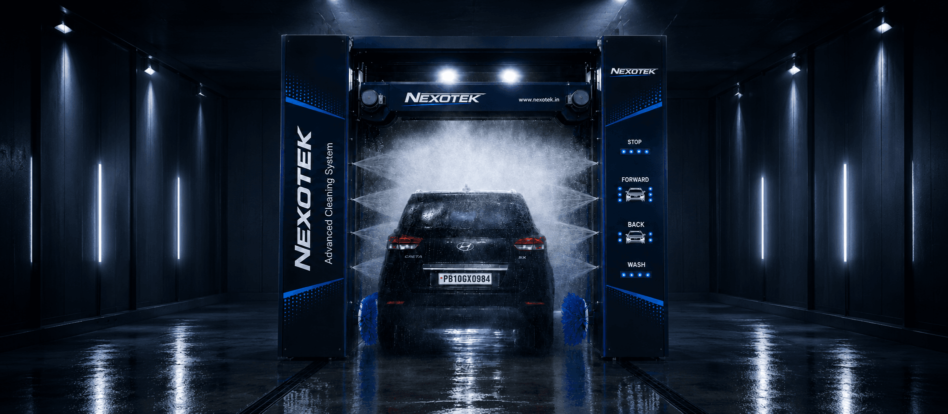 Jet Car Wash with Dryer Plant
